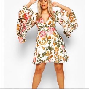 Floral Bell Sleeve Dress